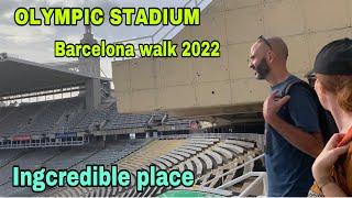 WALK INSIDE BARCELONA OLIMPIC STADIUM