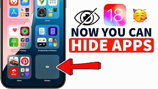 How to Hide Apps on iPhone After iOS 18 Update I iOS 18 Hide Apps Feature