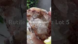 Rutile in Matrix Lot, $80 #crystals #quartz #minerals #rutile