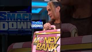 Nia Jax gifts Tiffany Stratton a new Money in the Bank briefcase… on one condition