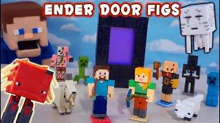 Minecraft Build-a-Portal NEW FIGURES!!! Caves & Cliffs, Dungeons Playsets Mattel Biome 2022