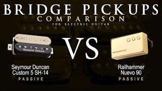 Seymour Duncan CUSTOM 5 SH-14 vs Railhammer NUEVO 90 - Bridge Guitar Pickup Comparison Tone Demo