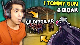 1 TOMMY GUN VS 8 BICAK  (STRON ÇILDIRDI) HİLE UYARISI ALDIM - ZULA