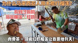 为什么马来西亚人用木棍打榴莲?找到了我的命定榴莲【红虾】！肉骨茶+顶级红虾榴莲让我原地升天！感谢您一路的支持【Sean的世界TV】频道，欢迎加入我的会员频道，谢谢您一路的陪伴！