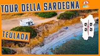 Sardegna, spiagge di Porto Tramatzu, Tuerredda, Americani, Tour della Sardegna in Sosta Libera