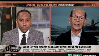 FIRST TAKE | Stephen A. reacts to Notre Dame holding a No. 5 ranking despite the ugly loss to NIU