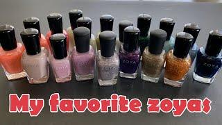 Recreating my first video: My favorite zoya polishes