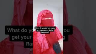 Do We Hide & Eat While On Periods In Ramadan? #shorts