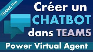 Créer un chatbot dans Teams