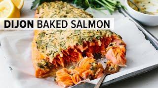 DIJON BAKED SALMON | my favorite easy salmon recipe