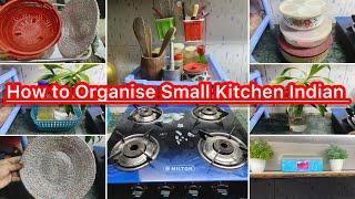 How to organise small kitchen indian small kitchen Organization ideas space saving ideas