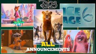 D23 Brazil 2024 All Announcements | Ice Age 6, Zootopia 2, Incredibles 3, Lilo & Stitch Live Action