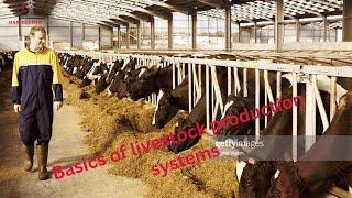 Basics of livestock production systems