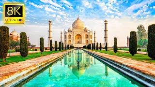 Beautiful Trip to INDIA in 8K ULTRA HD - Travel to Best Places in India with Relaxing Music 8K TV