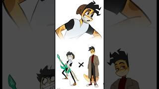 Drawing my OC with his first design