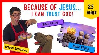 Because of Jesus I can Trust God! (Kids' Bible Lesson: Abraham)