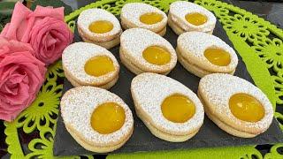 Զատիկի թխվածքաբլիթ ՁՎԻԿՆԵՐПАСХАЛЬНОЕ песочное печенье с лимонным курдом