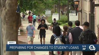 Preparing for changes to student loans