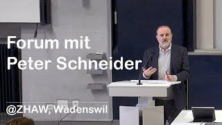 Forum mit Peter Schneider: Was sind (wissenschaftliche) Fakten?