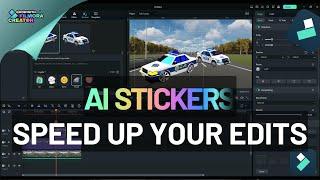 Edit Your Videos Faster With AI Stickers in Filmora