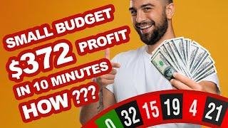 NEW SMALL BUDGET ROULETTE STRATEGY BANKROLL SYSTEM WINS $372 IN 10 MINUTES - Bet With MO