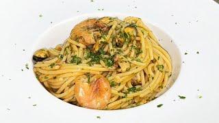 SPAGHETTI AI FRUTTI DI MARE CON MISTO PESCE SURGELATO - SI FANNO IN 15 MINUTI FACILI ED ECONOMICI