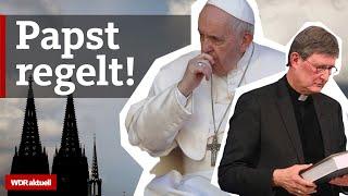 Wegen Krise um Erzbischof Woelki: Papst schickt Prüfer ins Erzbistum Köln  | WDR aktuell