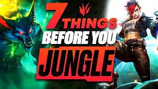 EVERY Beginner & Low Elo Jungler NEEDS To Know These 7 Things!