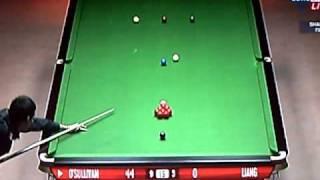 Ronnie O'Sullivan's Fantastic split The Shanghai Masters 2009 Final