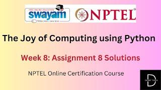 The Joy of Computing using Python Week 8 Assignment Answers ||Jan 2024|| NPTEL