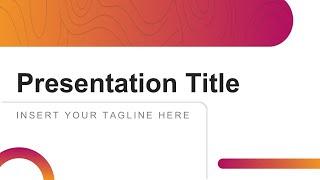 Minimalist Cover Animated PowerPoint Template