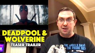 REACTION! Deadpool & Wolverine Teaser Trailer #1 - Ryan Reynolds Marvel Movie 2024