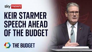 Sir Keir Starmer delivers speech ahead of his Labour government's first budget - Watch in full