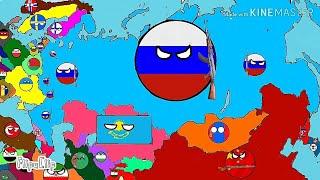 History of Russia (1900-2019) Countryballs