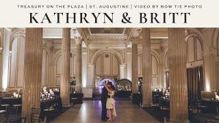 Kathryn + Britt | Treasury on the Plaza | St. Augustine Wedding Venue