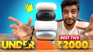 Top 5 Best TWS Earbuds *UNDER ₹2000 Rs* in 2024 !!