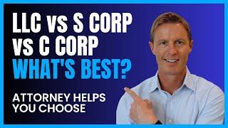 LLC vs S-Corp vs C-Corp vs Sole Proprietorship  Attorney Explains