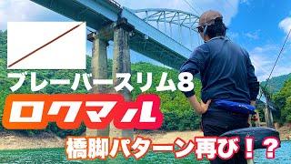 ロクマル橋脚パターンで再び！！大減水の聖地でロクマルを狙う！【池原ダム】