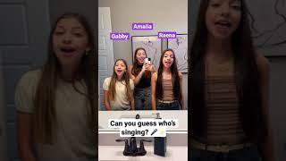 Guess Who’s Singing… Adele Easy On Me Cover | Triple Charm #Shorts