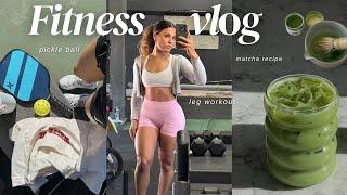 Fitness VLOG| leg workout, healthy power bowl recipe, staying on track