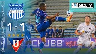 Resumen | Emelec 1 - LDU Quito 1 | LigaPro 2023 - Fecha # 10