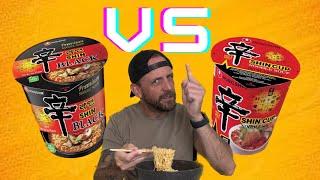 The BEST instant ramen?! Shin Red VS Shin Black: Review!