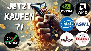 "CHIP AKTIEN CRASH - JETZT KAUFEN⁉️" Nvidia Intel AMD ASML Broadcom Taiwan Semicon - AI KI