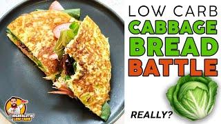 Low Carb CABBAGE BREAD Battle - Viral KETO Cabbage Bread?