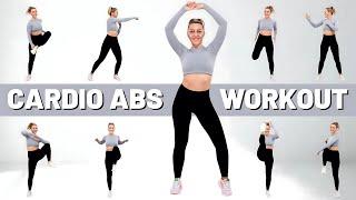 30 Min STANDING ABS CARDIO for Ab Lines, Small Waist & Flat BellyKNEE FRIENDLYNO JUMPING