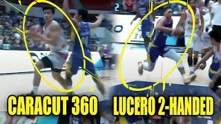 Zav Lucero attack the rim w/ TWO-HANDED SLAM | Andrei Caracut unleashed his 360 spin