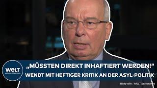 MIGRATION: Many deported refugees return! Rainer Wendt criticizes the asylum policy