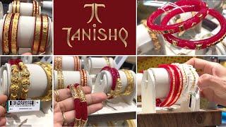 TANISHQ Gold Sakha Pola Design With Weight And Price || Bengali Sankha Pola Latest Collection