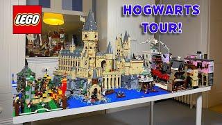 Huge LEGO Harry Potter Hogwarts Castle Tour!