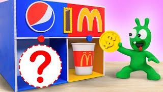 Pea Pea Explore Hot and Cold McDonald’s Vending Machine | Pea Pea Wonderland - Toys for kids